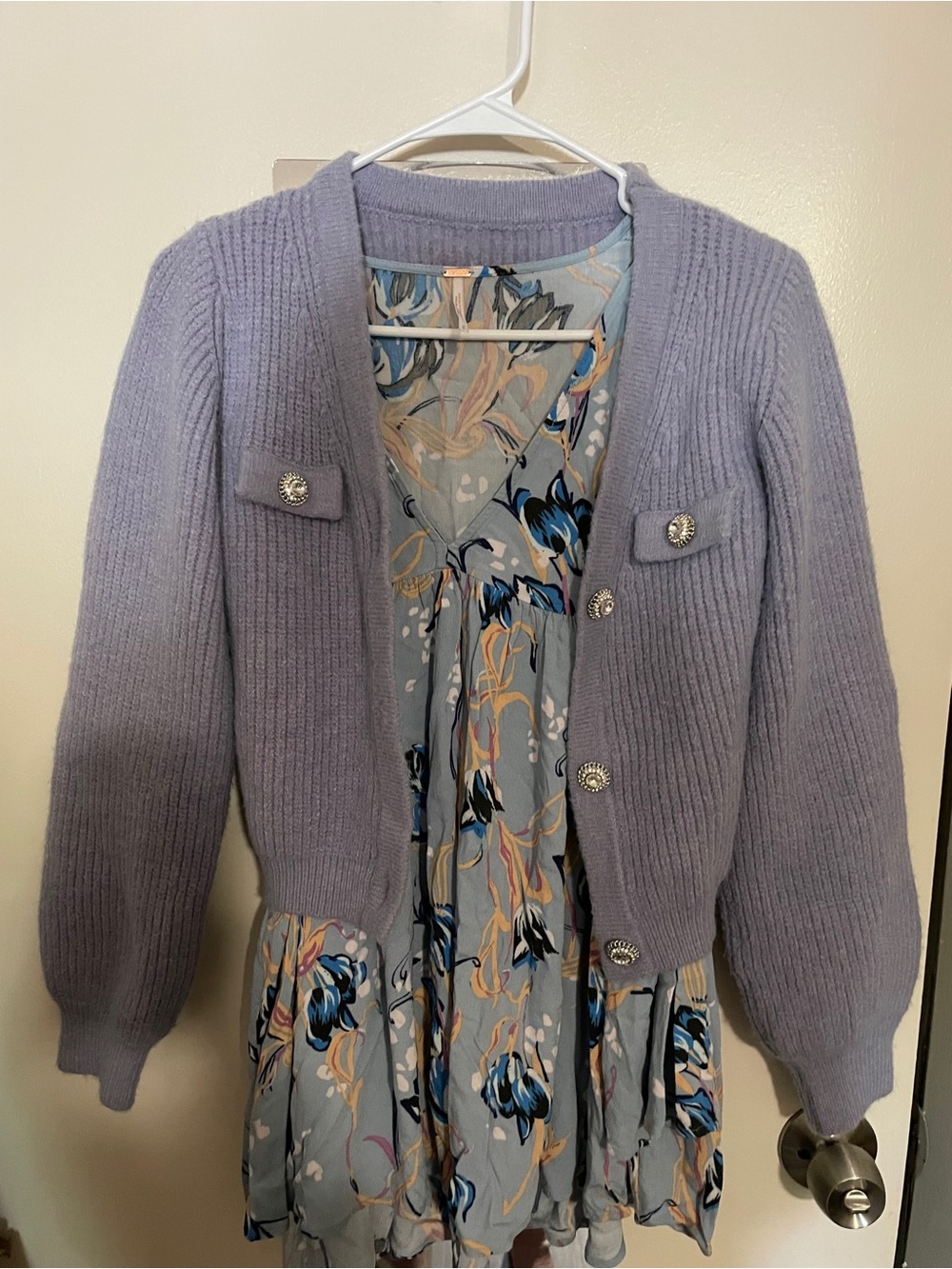 Free People like new Women’s Baby Doll Mini Dress Size S/P Gill Judith Sweater S